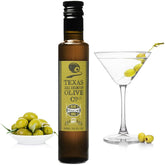 Texas Hill Country Olive Co. Extra Dirty Martini Juice bottle ready for bold cocktails.