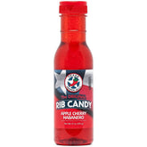 Texas Pepper Jelly Rib Candy Apple Cherry Habanero bottle showcasing a versatile glaze for grilling.