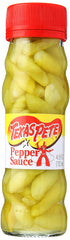 Texas Pete Green Pepper Sauce bottle boosts salads and greens.