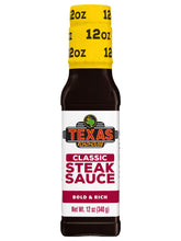 Texas Roadhouse Classic Steak Sauce bottle front for marinating and flavor enhancement.
