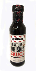 T.G.I. Fridays Signature Whiskey Sauce bottle front view for grilling.