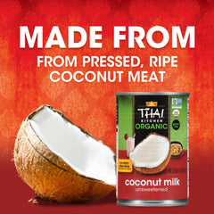 Thai Kitchen Organic Coconut Milk coffee creamer yields dairy-free smooth coffee