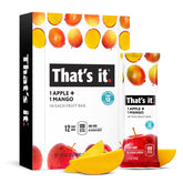 That's it Apple Mango bar pack highlights real fruit goodness for on-the-go snacking.
