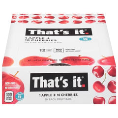 That's It bar ingredients label emphasizing simple natural ingredients