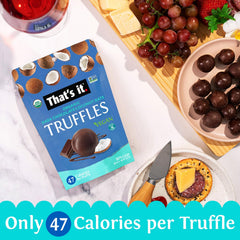 That's it organic dates and coconut ingredients close-up highlight natural sweetness