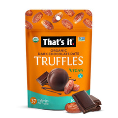 That's it Organic fruit inside truffle highlight, natural sweetness.