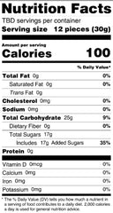 The Bulk-Priced Food Shoppe candy raisins with soft chewy texture, great for sharing.
