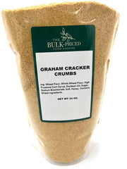 The Bulk-Priced Food Shoppe graham cracker crumbs in resealable bag for fresh crusts.