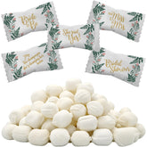 The Dreidel Company bridal shower butter mints on a tray, ideal for celebratory receptions.