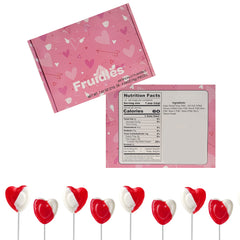 The Dreidel Company wrapped heart-lollipops offer convenient gifting and fresh taste.
