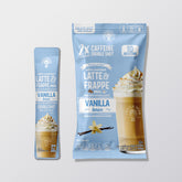 The Frozen Bean Vanilla Bean Frappe sticks pack for quick indulgence.