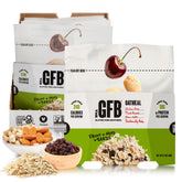The GFB oatmeal cup packaging with pop-up lid for easy mornings