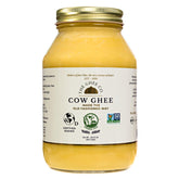 The Ghee Co. 32oz glass jar with pure ghee for versatile cooking
