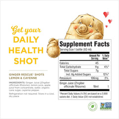 The Ginger People Ginger Rescue Shot 12-pack ready for on-the-go wellness.