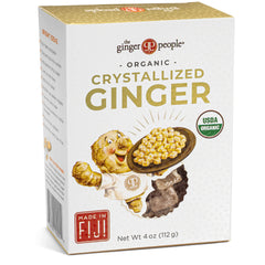 The Ginger People Organic crystallized ginger 4 oz box, ideal for cooking