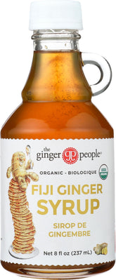 The Ginger People organic ginger syrup 8-oz bottle ready to sweeten beverages and desserts
