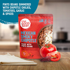 The Good Bean 4-pack packaging for convenient meals on the go.