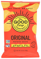 The Good Crisp Company Chips Original front bag shows premium quality and crisp texture.