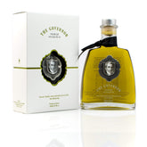 The Governor Premium olive oil bottle, unfiltered and vibrant, ready for kitchen use.