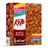 THE GRANOLA BAKERY Maple Pecans bag front, keto-friendly snack option.
