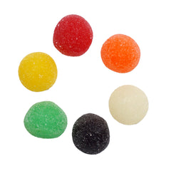 The Hampton Candy Company gummy drops grape flavor provide bold snacking at parties.