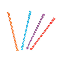The Hampton Candy Company candy straw orange, ideal pantry snack.