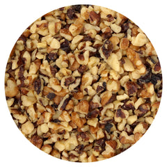 The Hampton Candy Company crushed walnuts small pieces ready for baking and topping.