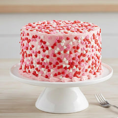 Cupcakes with Hampton heart sprinkles add playful celebration