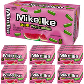 The Hampton Candy Company Mike and Ike Sour Watermelon 24-pack box display for sharing.