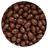 The Hampton Candy Company milk chocolate covered raisins bulk bag front, ideal for parties.