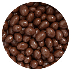 The Hampton Candy Company milk chocolate covered raisins bulk bag front, ideal for parties.