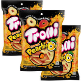 The Hampton Candy Company Peach Rings three-pack packaging, ready for sharing.