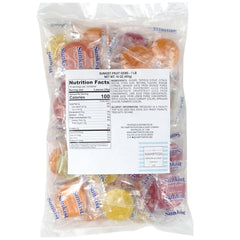 The Hampton Candy Company Sunkist Fruit Gems lemon pieces for bright citrus bites