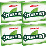 The Hampton Candy Company Wrigley Spearmint gum box ready for sharing and fresh breath.