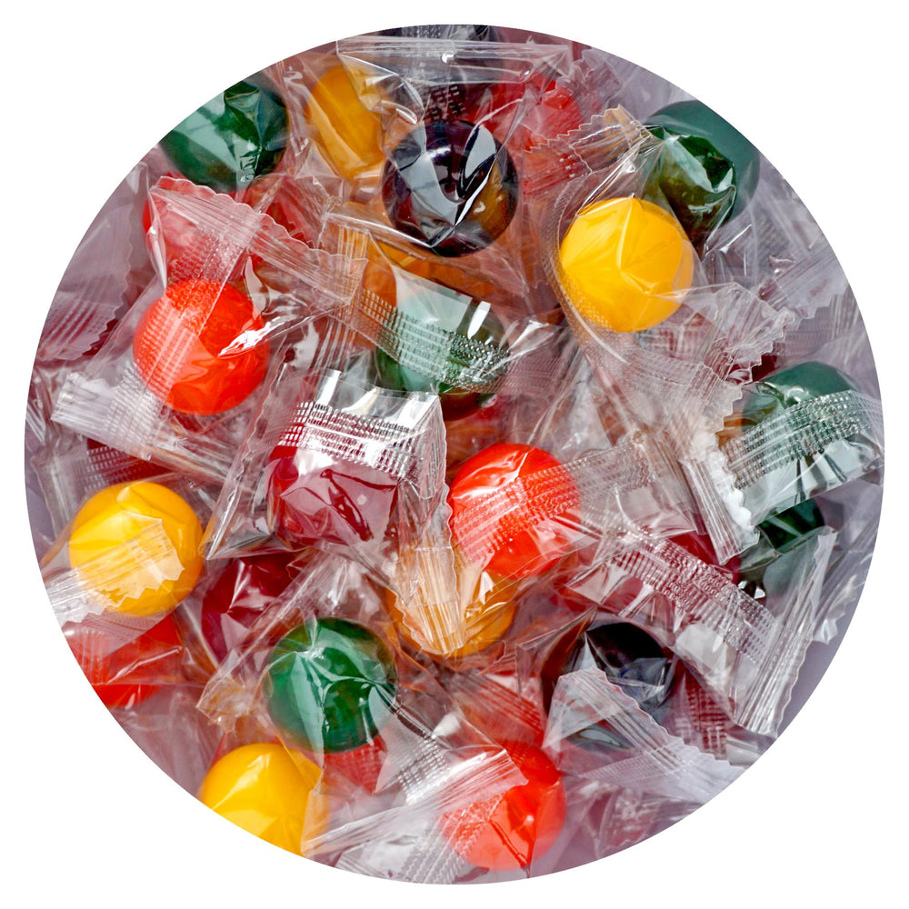 The Hampton Candy Company jawbreakers bulk 2lb for easy party sharing.