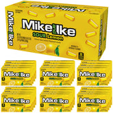 Mike and Ike Sour Lemon box front—great lunchbox treat for kids