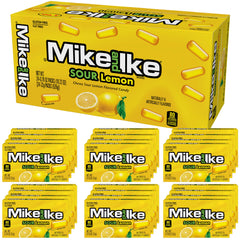 Mike and Ike Sour Lemon box front—great lunchbox treat for kids