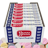 The Hampton Candy Necco Wafers 24-pack rolls shown for easy sharing
