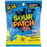 The Hampton Candy Company Sour Kids Blue Raspberry bag for on-the-go snacking.