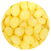 The Hampton Popcorn Company Claeys Sanded Lemon Drops bulk bag for party buffets
