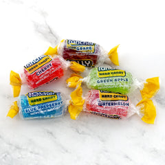 The Hampton Popcorn Company Jolly Ranchers cherry candy, bold flavor for celebrations.