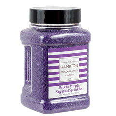 The Hampton sanding sugar jar in bright purple adds festive sparkle to cookies and cupcakes
