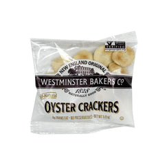 Bulk 25-pack Westminster Oyster Crackers for easy entertaining.