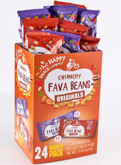 The Happy Snack Company family enjoys fava beans variety pack