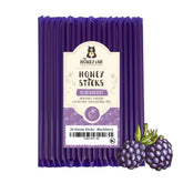 The Honey Jar blackberry honey sticks packaging highlights premium local honey.