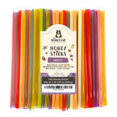 The Honey Jar variety-pack sticks in packaging for convenient on-the-go sweetness.