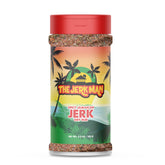 The Jerk Man jar front view delivers bold Jamaican flavor.