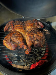 The Jerk Man seasoning with oil ready for meat marination.