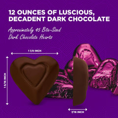 The Madelaine 12 oz bag shows a generous supply of mini hearts