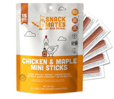 The New Primal Snack Mates chicken-maple pack ideal for on-the-go snacking.